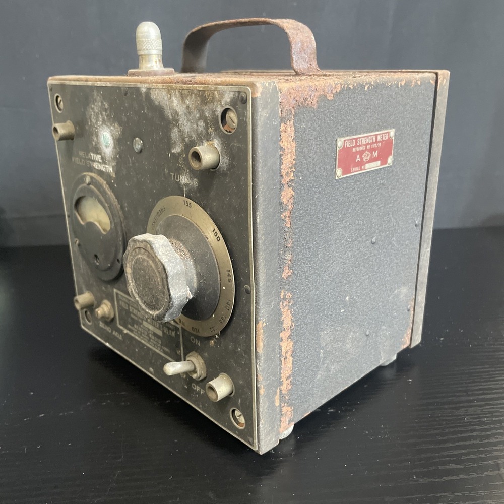 WWII Bendix I-95-AM Field Strength Meter U.S. Army/Air Ministry 110S/20 Untested